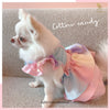 Glitter Pooch ชุดรัดอก สายจูง เสื้อผ้า สุนัข, หมา, แมว, สัตว์เลี้ยง พร้อม สายจูง รุ่น Cotton Candy - GLITTER POOCH DOG & CAT HARNESS