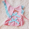 Glitter Pooch Harness ชุดรัดอก สายจูง เสื้อผ้า สุนัข, หมา, แมว, สัตว์เลี้ยง พร้อม สายจูง รุ่น Pearly Pinkophile - GLITTER POOCH DOG & CAT HARNESS