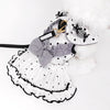 Glitter Pooch Harness ชุดรัดอก สายจูง เสื้อผ้า สุนัข, หมา, แมว, สัตว์เลี้ยง พร้อม สายจูง รุ่น Dot de Mui-Girl - GLITTER POOCH DOG & CAT HARNESS