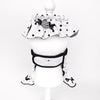 Glitter Pooch Harness ชุดรัดอก สายจูง เสื้อผ้า สุนัข, หมา, แมว, สัตว์เลี้ยง พร้อม สายจูง รุ่น Dot de Mui-Girl - GLITTER POOCH DOG & CAT HARNESS