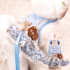 Glitter Pooch Harness ชุดรัดอก สายจูง เสื้อผ้า สุนัข, หมา, แมว, สัตว์เลี้ยง พร้อม สายจูง รุ่น Bluetiful Teddy Girl - GLITTER POOCH DOG & CAT HARNESS