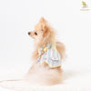 Glitter Pooch Harness ชุดรัดอก สายจูง เสื้อผ้า สุนัข, หมา, แมว, สัตว์เลี้ยง พร้อม สายจูง รุ่น Yellow Pastel Gentleman - GLITTER POOCH DOG & CAT HARNESS