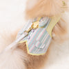 Glitter Pooch Harness ชุดรัดอก สายจูง เสื้อผ้า สุนัข, หมา, แมว, สัตว์เลี้ยง พร้อม สายจูง รุ่น Yellow Pastel Gentleman - GLITTER POOCH DOG & CAT HARNESS