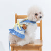 Glitter Pooch Harness ชุดรัดอก สายจูง เสื้อผ้า สุนัข, หมา, แมว, สัตว์เลี้ยง พร้อม สายจูง รุ่น C'est Jeudi Hearty Dress - GLITTER POOCH DOG & CAT HARNESS