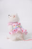 Glitter Pooch Harness ชุดรัดอก สายจูง เสื้อผ้า สุนัข, หมา, แมว, สัตว์เลี้ยง พร้อม สายจูง รุ่น Cherry Barbie - GLITTER POOCH DOG & CAT HARNESS