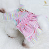 Glitter Pooch Harness ชุดรัดอก สายจูง เสื้อผ้า สุนัข, หมา, แมว, สัตว์เลี้ยง พร้อม สายจูง รุ่น Lolly Fairyland in Flamingo Pink - GLITTER POOCH DOG & CAT HARNESS