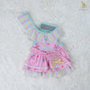 Glitter Pooch Harness ชุดรัดอก สายจูง เสื้อผ้า สุนัข, หมา, แมว, สัตว์เลี้ยง พร้อม สายจูง รุ่น Lolly Fairyland in Flamingo Pink - GLITTER POOCH DOG & CAT HARNESS