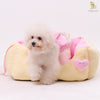 Glitter Pooch Harness ชุดรัดอก สายจูง เสื้อผ้า สุนัข, หมา, แมว, สัตว์เลี้ยง พร้อม สายจูง รุ่น Lolly Fairyland in Flamingo Pink - GLITTER POOCH DOG & CAT HARNESS