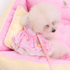 Glitter Pooch Harness ชุดรัดอก สายจูง เสื้อผ้า สุนัข, หมา, แมว, สัตว์เลี้ยง พร้อม สายจูง รุ่น Lolly Fairyland in Flamingo Pink - GLITTER POOCH DOG & CAT HARNESS