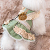 Glitter Pooch Harness ชุดรัดอก สายจูง เสื้อผ้า สุนัข, หมา, แมว, สัตว์เลี้ยง พร้อม สายจูง รุ่น Buttercup Cookies - GLITTER POOCH DOG & CAT HARNESS