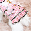 Glitter Pooch Harness ชุดรัดอก สายจูง เสื้อผ้า สุนัข, หมา, แมว, สัตว์เลี้ยง พร้อม สายจูง รุ่น New Emily in Paris - Blackpink - GLITTER POOCH DOG & CAT HARNESS