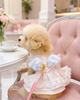 Glitter Pooch Harness ชุดรัดอก สายจูง เสื้อผ้า สุนัข, หมา, แมว, สัตว์เลี้ยง พร้อม สายจูง รุ่น Bridgerton in Bloom Little Wings - Pink