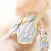 Glitter Pooch Harness ชุดรัดอก สายจูง เสื้อผ้า สุนัข, หมา, แมว, สัตว์เลี้ยง พร้อม สายจูง รุ่น Yellow Pastel Gentleman - GLITTER POOCH DOG & CAT HARNESS