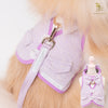 Glitter Pooch Harness ชุดรัดอก สายจูง เสื้อผ้า สุนัข, หมา, แมว, สัตว์เลี้ยง พร้อม สายจูง รุ่น His Lavender Cloud - GLITTER POOCH DOG & CAT HARNESS