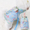 Glitter Pooch Harness ชุดรัดอก สายจูง เสื้อผ้า สุนัข, หมา, แมว, สัตว์เลี้ยง พร้อม สายจูง รุ่น Lolly Fairyland in Blue Sky - GLITTER POOCH DOG & CAT HARNESS