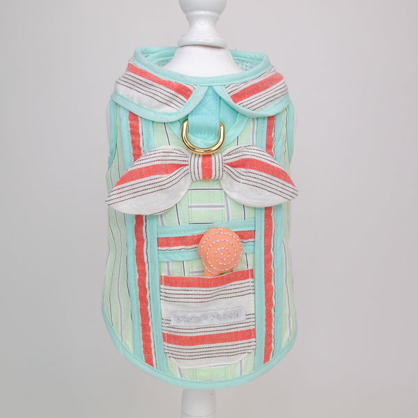 Glitter Pooch Harness ชุดรัดอก สายจูง เสื้อผ้า สุนัข, หมา, แมว, สัตว์เลี้ยง พร้อม สายจูง รุ่น GP0254