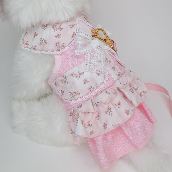 Glitter Pooch Harness ชุดรัดอก สายจูง เสื้อผ้า สุนัข, หมา, แมว, สัตว์เลี้ยง พร้อม สายจูง รุ่น GP0245 - GLITTER POOCH DOG & CAT HARNESS