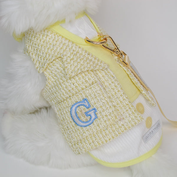 Glitter Pooch Harness ชุดรัดอก สายจูง เสื้อผ้า สุนัข, หมา, แมว, สัตว์เลี้ยง พร้อม สายจูง รุ่น Gentle Adore - GLITTER POOCH DOG & CAT HARNESS