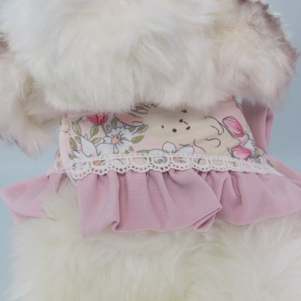 Glitter Pooch Harness ชุดรัดอก สายจูง เสื้อผ้า สุนัข, หมา, แมว, สัตว์เลี้ยง พร้อม สายจูง รุ่น Celinebun Dressy - GLITTER POOCH DOG & CAT HARNESS