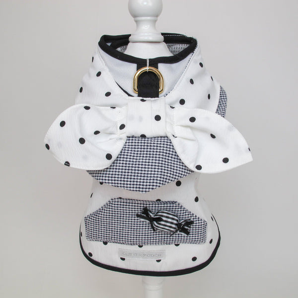 Glitter Pooch Harness ชุดรัดอก สายจูง เสื้อผ้า สุนัข, หมา, แมว, สัตว์เลี้ยง พร้อม สายจูง รุ่น Dot de Mui-Boy - GLITTER POOCH DOG & CAT HARNESS