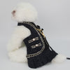 Glitter Pooch Harness ชุดรัดอก สายจูง เสื้อผ้า สุนัข, หมา, แมว, สัตว์เลี้ยง พร้อม สายจูง รุ่น Lady Noir - GLITTER POOCH DOG & CAT HARNESS