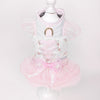 Glitter Pooch Harness ชุดรัดอก สายจูง เสื้อผ้า สุนัข, หมา, แมว, สัตว์เลี้ยง พร้อม สายจูง รุ่น Étoile Tulle Ballet - Pink