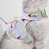 Glitter Pooch Harness ชุดรัดอก สายจูง เสื้อผ้า สุนัข, หมา, แมว, สัตว์เลี้ยง พร้อม สายจูง รุ่น Cherry Icy Boy - GLITTER POOCH DOG & CAT HARNESS