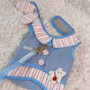 Glitter Pooch Harness ชุดรัดอก สายจูง เสื้อผ้า สุนัข, หมา, แมว, สัตว์เลี้ยง พร้อม สายจูง รุ่น Icy Candy Cane - GLITTER POOCH DOG & CAT HARNESS