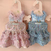 Glitter Pooch Harness ชุดรัดอก สายจูง เสื้อผ้า สุนัข, หมา, แมว, สัตว์เลี้ยง พร้อม สายจูง รุ่น Sassy Emily Pink - GLITTER POOCH DOG & CAT HARNESS