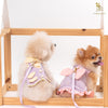 Glitter Pooch Harness ชุดรัดอก สายจูง เสื้อผ้า สุนัข, หมา, แมว, สัตว์เลี้ยง พร้อม สายจูง รุ่น Chico Sherbet Tie - GLITTER POOCH DOG & CAT HARNESS