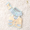 Glitter Pooch Harness ชุดรัดอก สายจูง เสื้อผ้า สุนัข, หมา, แมว, สัตว์เลี้ยง พร้อม สายจูง รุ่น Chico Mustard Tie - GLITTER POOCH DOG & CAT HARNESS