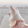 Glitter Pooch ชุดรัดอก สายจูง เสื้อผ้า สุนัข, หมา, แมว, สัตว์เลี้ยง พร้อม สายจูง รุ่น Lady Middleton Pink - GLITTER POOCH DOG & CAT HARNESS