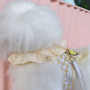 Glitter Pooch Harness ชุดรัดอก สายจูง เสื้อผ้า สุนัข, หมา, แมว, สัตว์เลี้ยง พร้อม สายจูง รุ่น Lemon Scotty - GLITTER POOCH DOG & CAT HARNESS