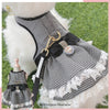 Glitter Pooch ชุดรัดอก สายจูง เสื้อผ้า สุนัข, หมา, แมว, สัตว์เลี้ยง พร้อม สายจูง รุ่น Mrs.Black Hound - GLITTER POOCH DOG & CAT HARNESS