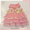 Glitter Pooch ชุดรัดอก สายจูง เสื้อผ้า สุนัข, หมา, แมว, สัตว์เลี้ยง พร้อม สายจูง รุ่น Romantic Vacay Pink - GLITTER POOCH DOG & CAT HARNESS